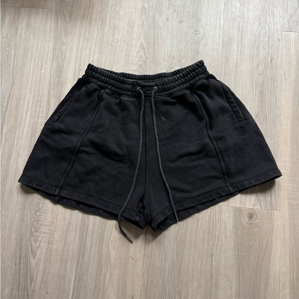 FP Movement by Free People Black Athletic Drawstring Shorts